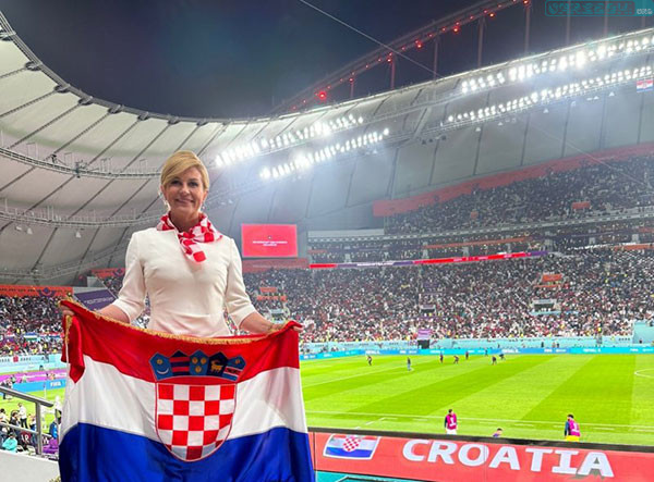آواز رئیس جمهور کرواسی در جام جهانی
