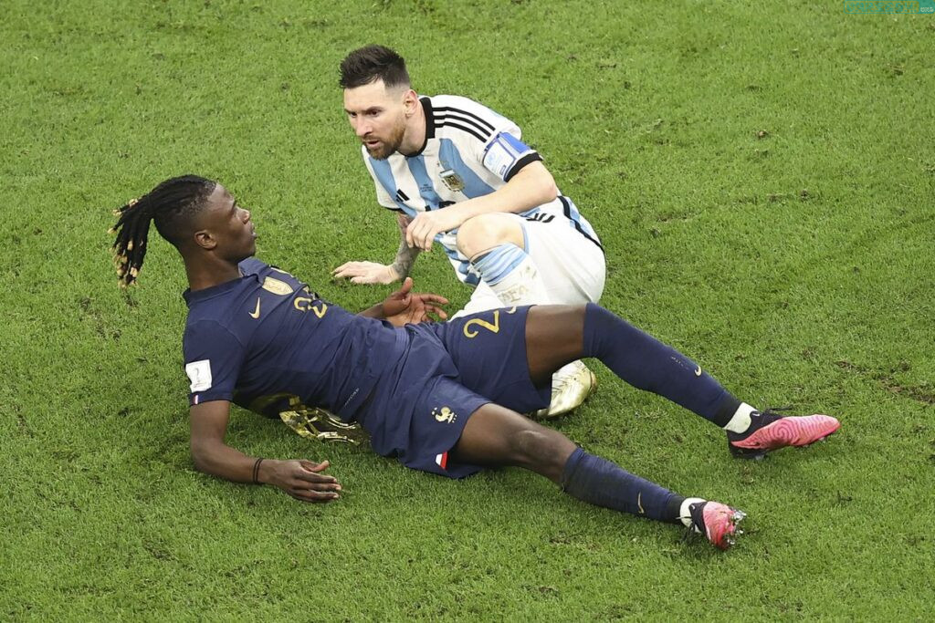 کاماوینگا و مسی در فرانسه برابر آرژانتین