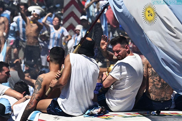 استقبال بزرگ از قهرمانان آرژانتینی | پایان تلخ در روز استقبال قهرمانان