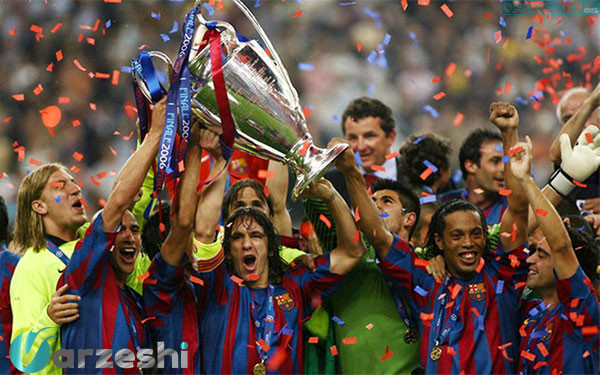 قهرمانی تیم بارسلونا در تمام فینال های لیگ قهرمانان اروپا