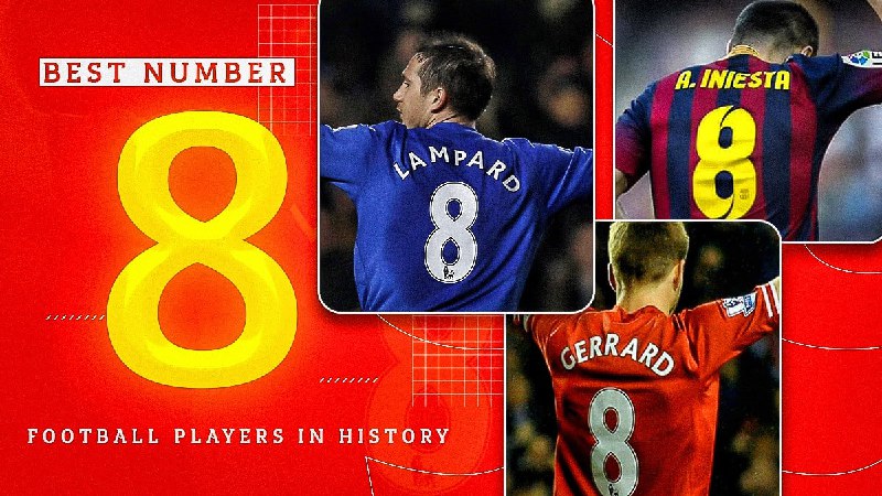 بهترین بازیکنان شماره 8 فوتبال