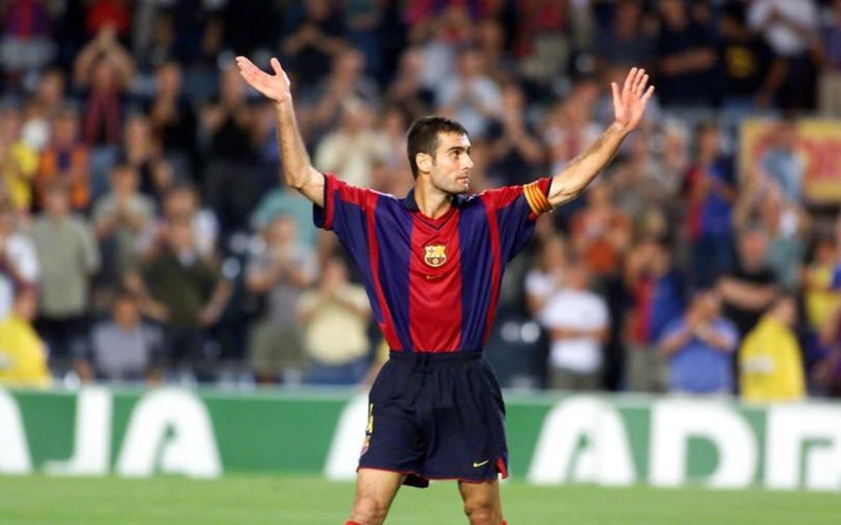 پپ گواردیولا به عنوان بازیکن در بارسلونا