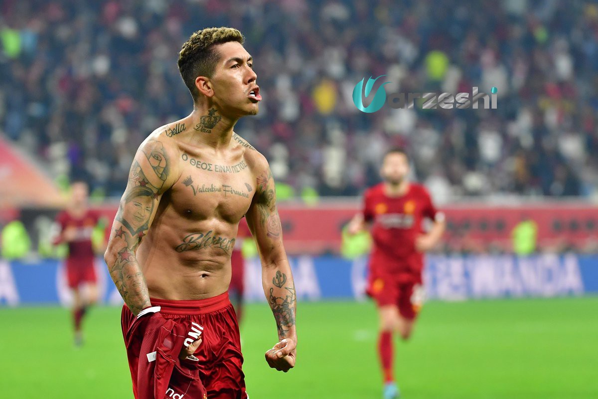 شادی پس از گل مهم روبرتو در فینال جام باشگاه های جهان