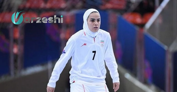 فرشته کریمی ستاره تیم ملی فوتسال زنان ایران