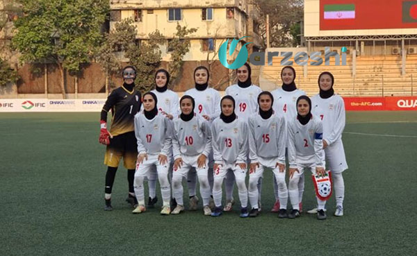 صعود دختران جوان فوتبالیست ایران به مرحله نهایی قهرمانی آسیا