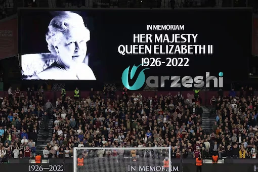 ملکه دوم یادبودش در استادیوم فوتبال