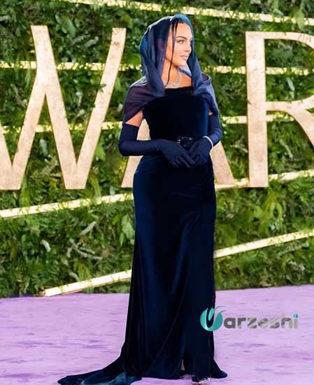 همسر رونالدو با استایل خاص در مراسم Joy Awards در‌ ریاض