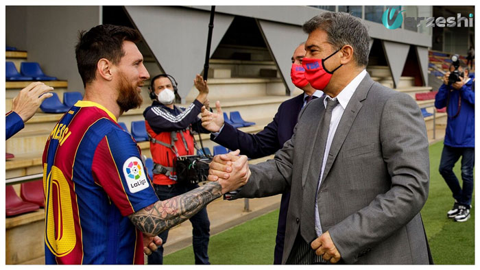 ورزشی: به گفته‌ب لاپورتا، بارسلونا با تمام قدرت باری بازگشت مسی آماده می‌شود