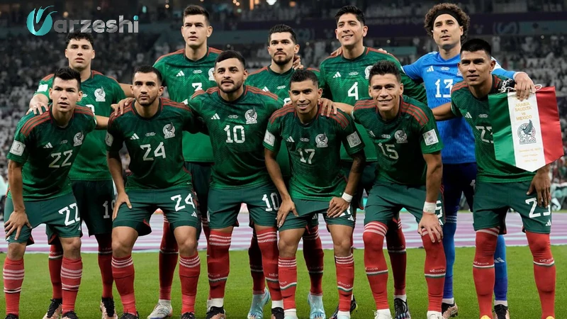 ترکیب بازیکنان تیم فوتبال مکزیک