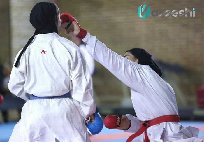 تمرین مشترک تیم ملی کاراته بانوان ایران با قهرمانان کاراته وان