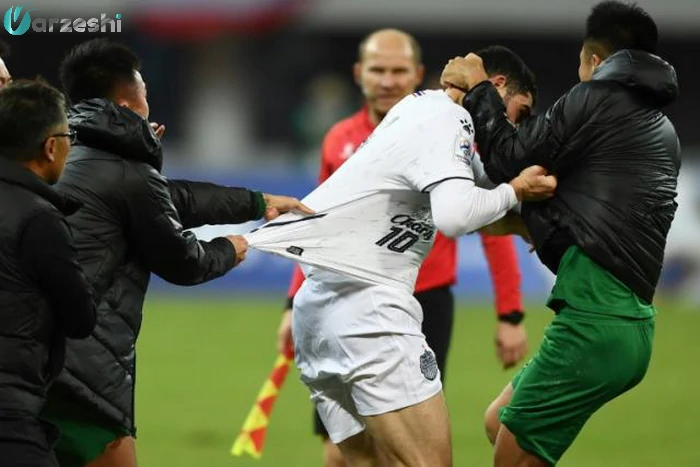 محرومیت هشت بازی به دلیل نزاع جمعی لیگ قهرمانان آسیا