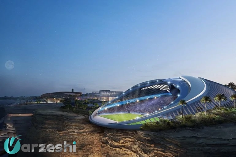 عجیب‌ترین استادیوم دنیا در عربستان
