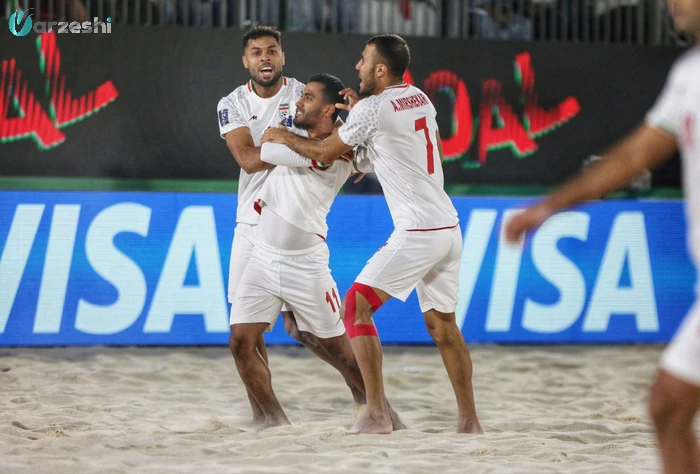 صعود تیم ملی ایران به نیمه نهایی جام جهانی فوتبال ساحلی