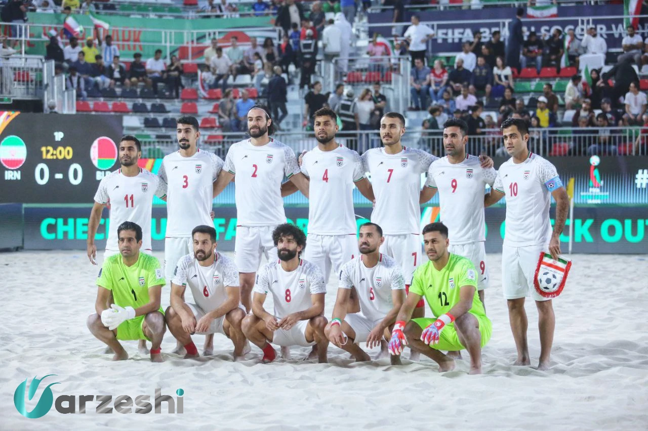 تیم ملی فوتبال ساحلی ایران به مقام سوم جام جهانی رسید